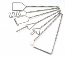 Комплект "Постановочные зонды с витыми ручками с колечком (шариковый зонд на витой ручке)" (7 штук) - «globural.ru» - Воркута