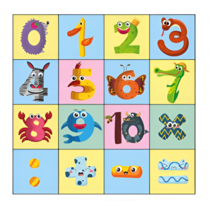 Коврик для логобота Пчелка "Цифры" - «globural.ru» - Воркута