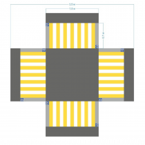 Имитация четырехстороннего перекрестка 5,5*4,5 м - «globural.ru» - Воркута