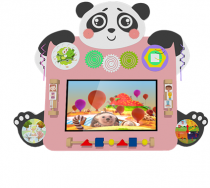 Настенный интерактивный комплекс бизиборд "Панда" - «globural.ru» - Воркута