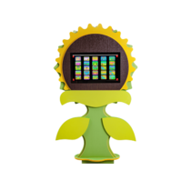 Интерактивная напольная пристенная доска «Подсолнух»  - «globural.ru» - Воркута