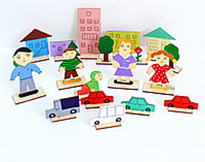 Фигурки для песочной терапии "Семья и дом" - «globural.ru» - Воркута