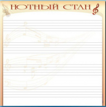 Доска магнитно-маркерная "Нотный стан" - «globural.ru» - Воркута