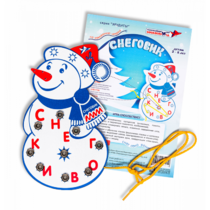 Игровое пособие Шнур-грамотей "Снеговик" - «globural.ru» - Воркута