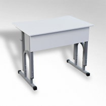 Стол 'Архимед ТР' 1-х местный регулируемый с эргономичной столешницей  - «globural.ru» - Воркута