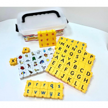 Обучающий конструктор «ПРОслова» Английский язык Заглавные и строчные буквы 96 деталей - «globural.ru» - Воркута