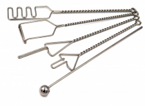 Комплект "Постановочные зонды на витых ручках с колечком (с металлическим шариком)" 5 штук - «globural.ru» - Воркута