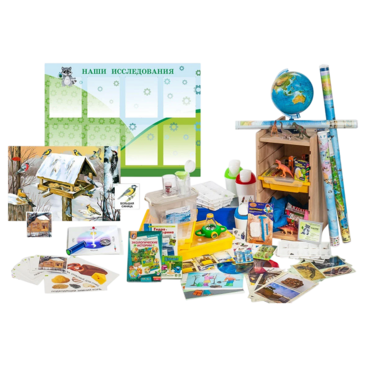 Учебно-методический набор для проектной деятельности в ДОО №3–ЕН (география, экология, геология, палеонтология) - «globural.ru» - Воркута