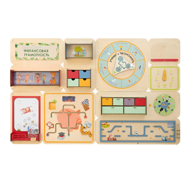 Дидактическая настенная панель «Финансовая грамотность» - «globural.ru» - Воркута
