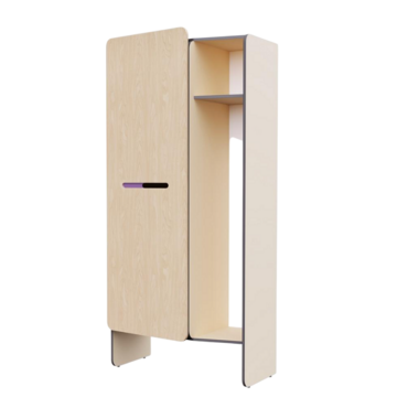 Шкаф для верхней одежды персонала во входную группу из коллекции мебели «НЕГА» (бежевый) - «globural.ru» - Воркута