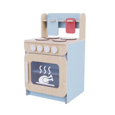 Плита с духовым шкафом из коллекции «НЕГА» (голубой) - «globural.ru» - Воркута