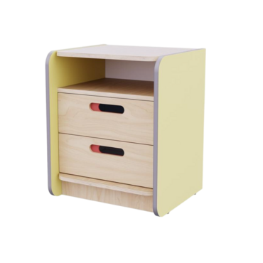 Тумба к письменному столу воспитателя из коллекции «НЕГА» (цвет желтый) - «globural.ru» - Воркута