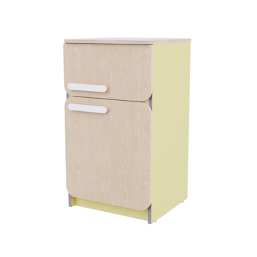 Холодильник из коллекции «НЕГА» (желтый) - «globural.ru» - Воркута