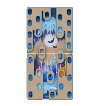 Скалодром для детей «Кунгурская пещера на Урале» из серии «Моя Россия» - «globural.ru» - Воркута