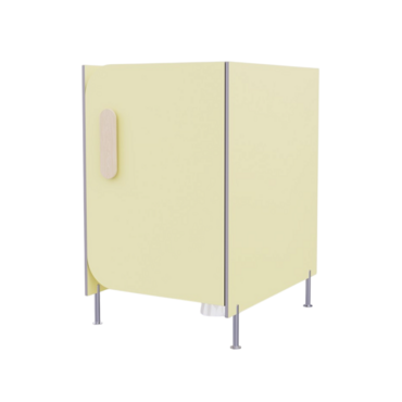 Гигиеническая кабинка из коллекции «НЕГА» (цвет желтый) - «globural.ru» - Воркута