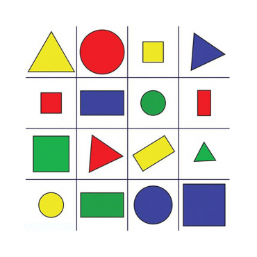 Тематическое поле-маршрутизатор  для мини-робота «Цвета и формы» - «globural.ru» - Воркута
