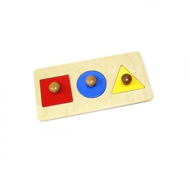 Геометрические пазлы: квадрат, круг, треугольник на подставке - «globural.ru» - Воркута