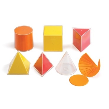 Фигуры геометрические складные 2D в 3D 8 см (6 форм, 3 цвета) - «globural.ru» - Воркута