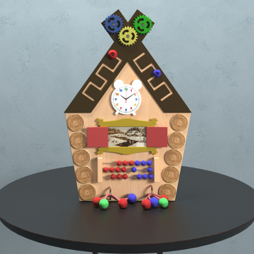 Бизиборд "Сказочный теремок" - «globural.ru» - Воркута