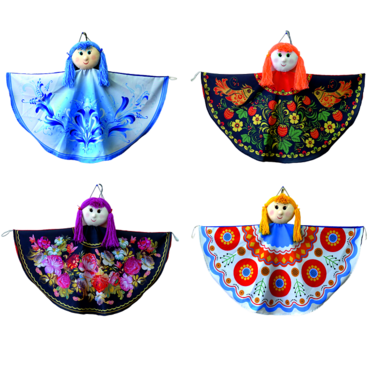 Набор кукол платковых "Народные промыслы" 4 штуки - «globural.ru» - Воркута