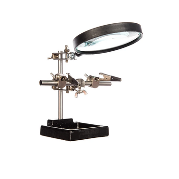 Держатель третья рука с лупой - «globural.ru» - Воркута