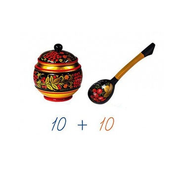 Счетный материал на магнитах "Хохлома" - «globural.ru» - Воркута