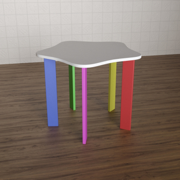 Детский стол «Радужное облачко» - «globural.ru» - Воркута