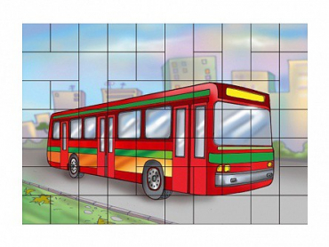Магниты-пазлы "Автобус" - «globural.ru» - Воркута