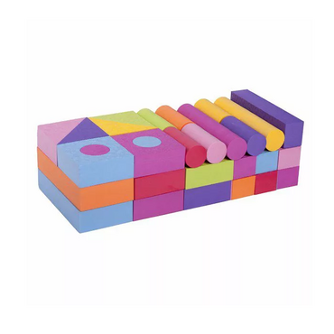 Конструктор мягкий 50 блоков (вариант 2) - «globural.ru» - Воркута