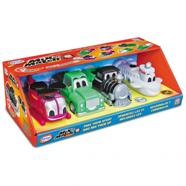 Магнитный конструктор Транспорт "Смешай и собери". Малыш №2. Стартовый набор  - «globural.ru» - Воркута