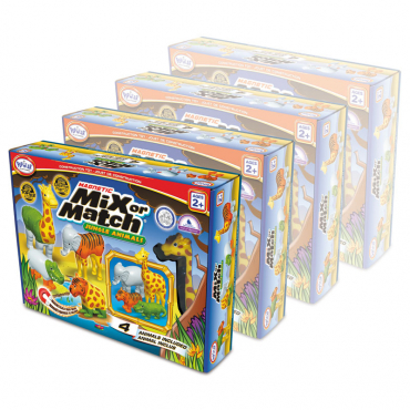 Магнитный конструктор "Смешай и собери" Животные . Комплект на группу - «globural.ru» - Воркута