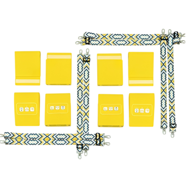 Комплект из 8 Коммуникативных книг с карточками PECS/ПЭКС (Маленькие, цвет желтый) - «globural.ru» - Воркута