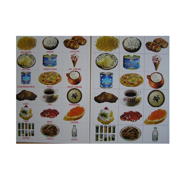 Английское лото "Еда" - «globural.ru» - Воркута