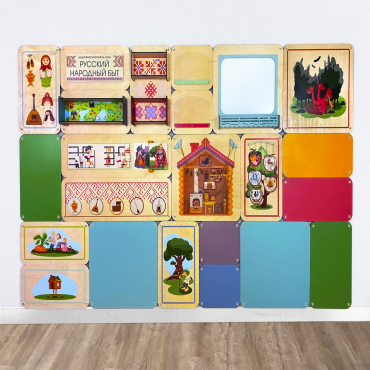 Дидактическая настенная панель «Русский народный быт» - «globural.ru» - Воркута