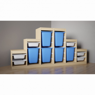 Стеллаж «Голубые облака» - «globural.ru» - Воркута