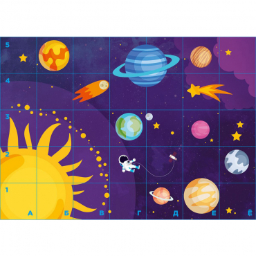 Тематическое поле-маршрутизатор «Космос» для мини-робота Bee-Bot - «globural.ru» - Воркута