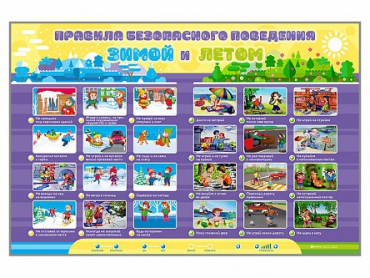 Интерактивный стенд "Правила безопасного поведения Зимой и Летом" - «globural.ru» - Воркута