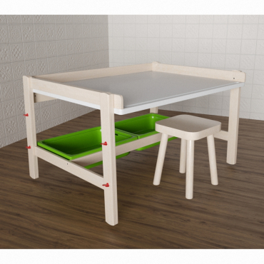 Стол растущий на регулируемых ножках «Снежок №1» - «globural.ru» - Воркута