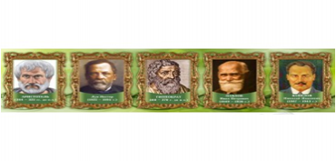 Стенд "Выдающиеся ученые биологи часть 2" - «globural.ru» - Воркута