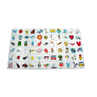 Образовательный конструктор "Мои первые слова" 66 деталей - «globural.ru» - Воркута