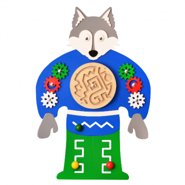 Бизиборд «Волчок- Серый Бочок» - «globural.ru» - Воркута