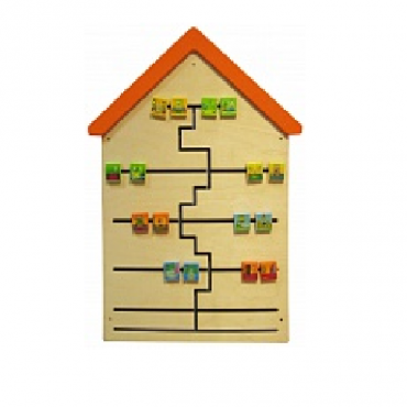 Дидактическая панель "Домик мечты" - «globural.ru» - Воркута