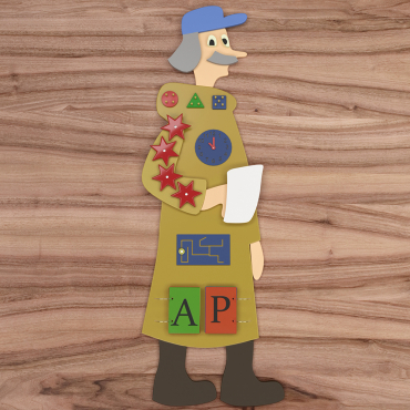 Бизиборд "Почтальон Печкин" - «globural.ru» - Воркута