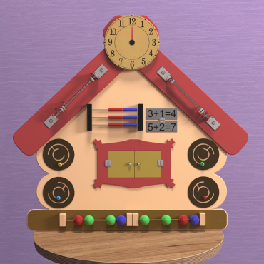 Бизиборд "Теремок" - «globural.ru» - Воркута