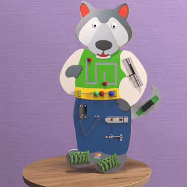 Бизиборд «Волчок-серый бочок» - «globural.ru» - Воркута