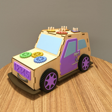 Бизикуб мобильный "Машинка" - «globural.ru» - Воркута