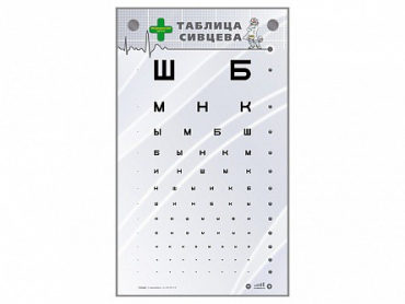 Интерактивный стенд "Таблица Сивцева" - «globural.ru» - Воркута