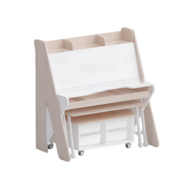 Набор мебели «Конструкторское бюро» (дуб молочный/белый) - «globural.ru» - Воркута