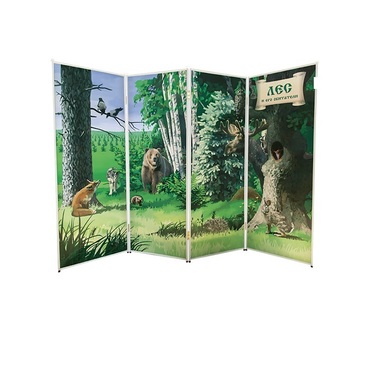 Дидактическая ширма "Природное сообщество (лес, луг, водоем)" - «globural.ru» - Воркута