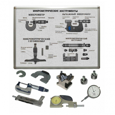Комплект учебного оборудования «Метрология. Технические измерения в машиностроении» на 10 лабораторных работ - «globural.ru» - Воркута